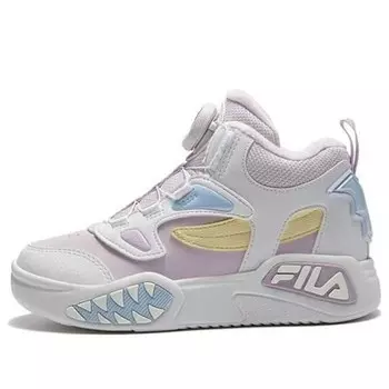 Кроссовки lifestyle high-top basketball shoes 'white pink blue' Fila, белый
