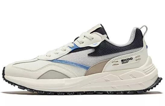 Кроссовки Lifestyle Мужские низкие Микрокристаллические белый Цикада синий Erke