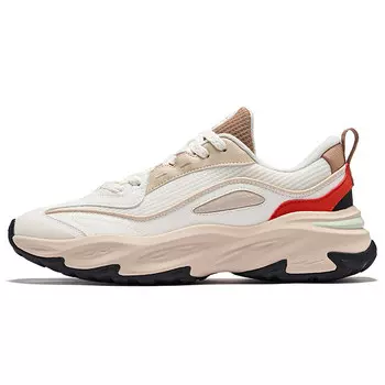 Кроссовки Lifestyle Мужские с низким верхом Микрокристаллический Белый Лосиный Коричневый Erke