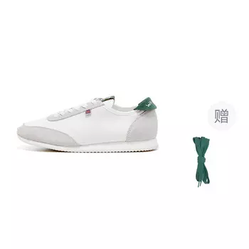 Кроссовки Lifestyle унисекс с низким верхом белого/зеленого цвета Norman Walsh