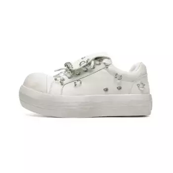 Кроссовки Lifestyle унисекс с низким верхом белого цвета Angelmix, белый