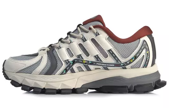 Кроссовки Lifestyle унисекс с низким верхом серые/белые Lining