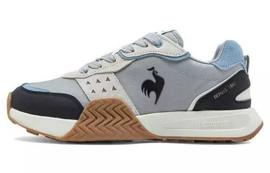 Кроссовки Lifestyle унисекс с низким верхом Серый/белый/черный Le Coq Sportif