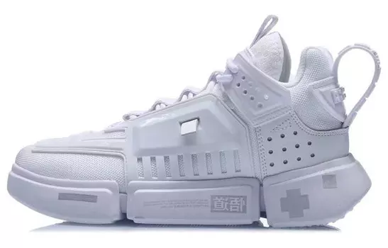 Кроссовки Lifestyle унисекс средней высоты белого цвета Lining