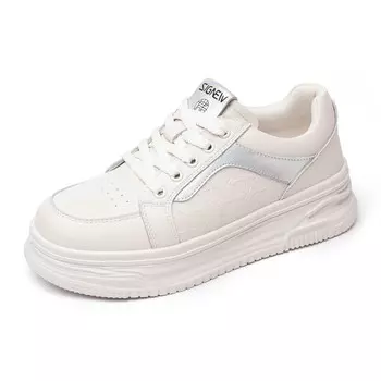 Кроссовки Lifestyle женские низкие бежево-серебряный Cigna