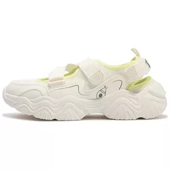 Кроссовки Lifestyle женские с низким верхом белый/желтый 361°