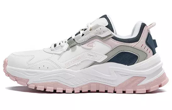 Кроссовки Lifestyle женские с низким верхом белый/серый 361°