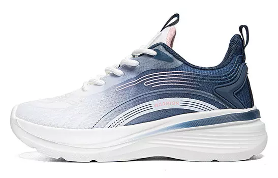 Кроссовки Lifestyle женские с низким верхом, белый, темно-синий, розовый Warrior