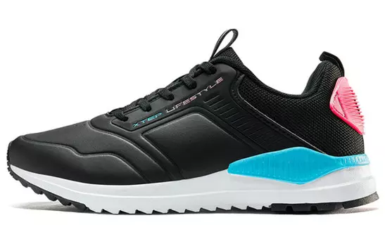 Кроссовки Lifestyle женские с низким верхом черного/синего цвета Xtep