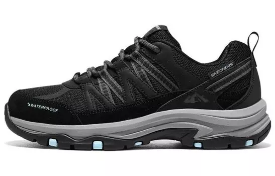 Кроссовки Lifestyle женские с низким верхом черного/синего цвета Skechers