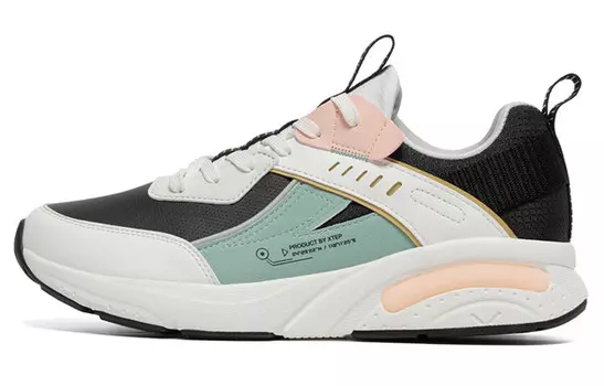 Кроссовки Lifestyle женские с низким верхом, черные/зеленые Xtep