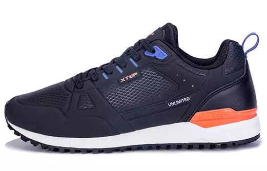 Кроссовки Lifestyle женские с низким верхом, черные/оранжевые Xtep