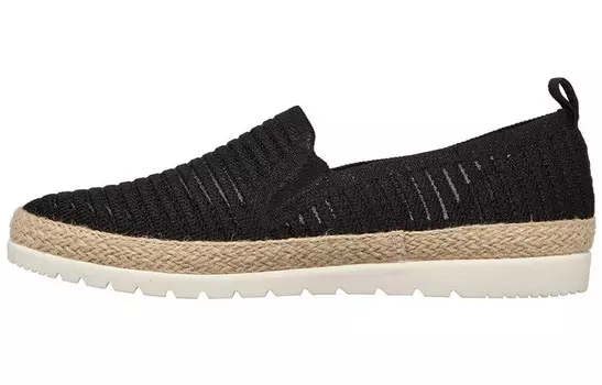 Кроссовки Lifestyle женские с низким верхом, черные/коричневые/белые Skechers