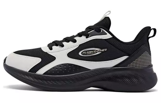 Кроссовки Lifestyle женские с низким верхом, черный/белый Qiaodan