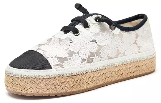 Кроссовки Lifestyle женские с низким верхом, черный/белый Joy&Mario