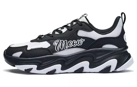 Кроссовки Lifestyle женские с низким верхом, черный/белый 361°