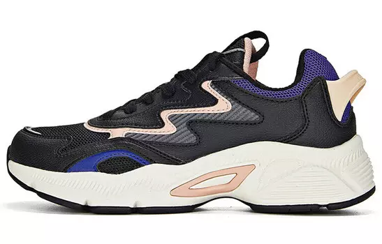 Кроссовки Lifestyle женские с низким верхом, черный/фиолетовый 361°