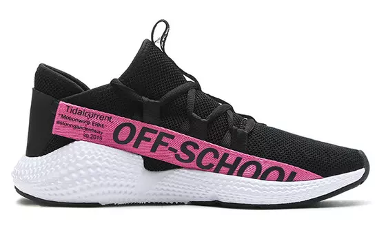 Кроссовки Lifestyle женские с низким верхом, черный/розовый Erke