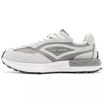 Кроссовки Lifestyle женские с низким верхом цвета дымчато-белый / дымчато-серый Qiaodan