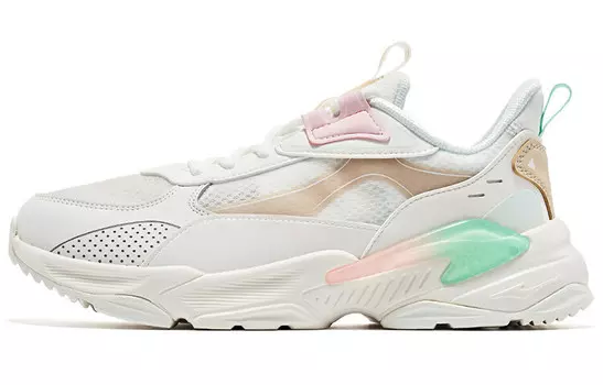 Кроссовки Lifestyle женские с низким верхом цвета дуба белого / березы Erke