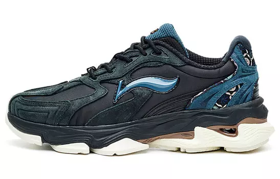Кроссовки Lifestyle женские с низким верхом Green Lake Blue Li-Ning 1990