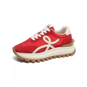 Кроссовки Lifestyle женские с низким верхом, красный/белый Baffn