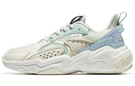 Кроссовки Lifestyle женские с низким верхом Микрокристаллический Белый/Фантомно-синий Erke