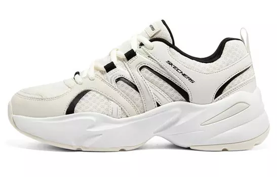 Кроссовки Lifestyle женские с низким верхом молочно-белого цвета Skechers