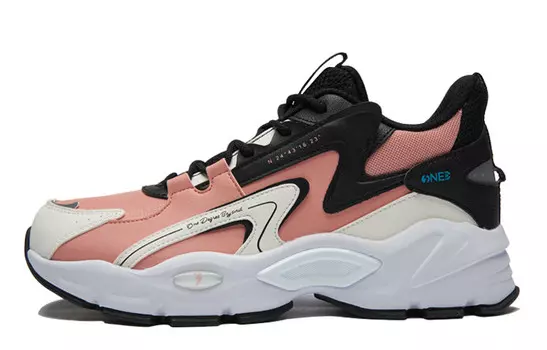 Кроссовки Lifestyle женские с низким верхом. Оперение белого/угольно-черного цвета 361°