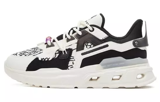 Кроссовки Lifestyle женские с низким верхом Positive Black/white Erke