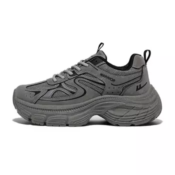 Кроссовки Lifestyle женские с низким верхом серо-черный Warrior