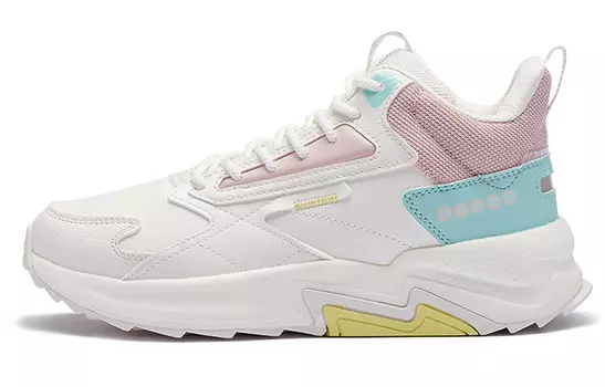 Кроссовки Lifestyle женские средней высоты, белый/розовый 361°