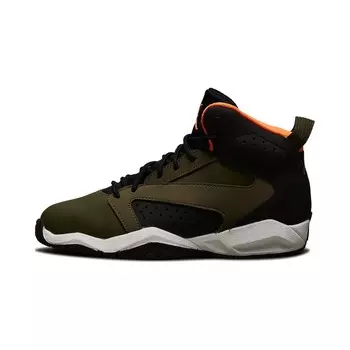 Кроссовки Lift Off Kids Lifestyle PS Mid-top Canvas Olive Green/Consoons Orange/Black/White Jordan, зеленый