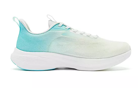 Кроссовки Light Speed 4.0 мужские с низким верхом, легкие и прозрачные, зеленые, цвет Lake Water Blue Qiaodan