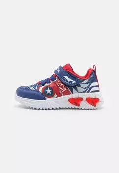 Кроссовки LIGHT UP MARVEL ASSISTER BOY Geox, синий