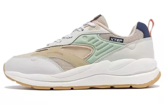 Кроссовки Light-year 3.0 Lifestyle женские с низким верхом серые/коричневые/зеленые Xtep