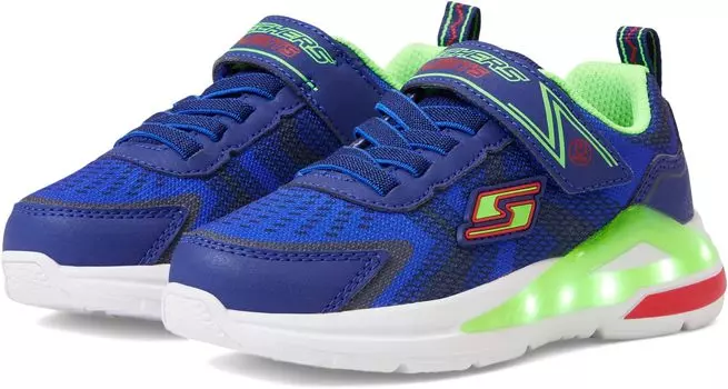 Кроссовки Lighted-S Lights: Tri-Namics 401660L SKECHERS KIDS, цвет Navy/Lime