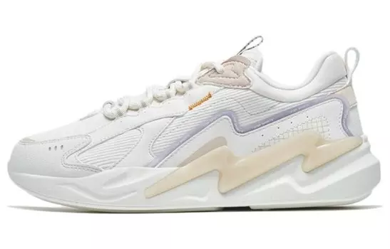 Кроссовки Lightning Lifestyle женские с низким верхом белого цвета Xtep