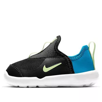 Кроссовки lil' swoosh 'black blue' Nike, черный