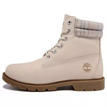 Кроссовки lindon woods 6 inch waterproof boot 'beige nubuck and printed collar' Timberland, бежевый