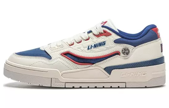 Кроссовки LINING 001 BTC Lifestyle Shoes Men Low-top, белый/синий