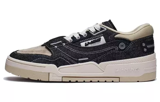Кроссовки LINING 001 BTC Skateboarding Shoes Men Low-top, черный
