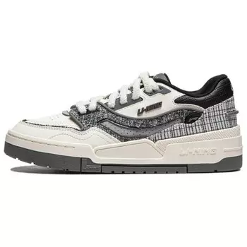 Кроссовки LINING 001 BTC Skateboarding Shoes Women's Low-top White/Black, белый/черный