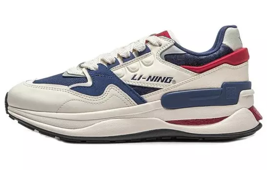 Кроссовки LINING 001 Lifestyle Shoes Men Low-top, белый/синий