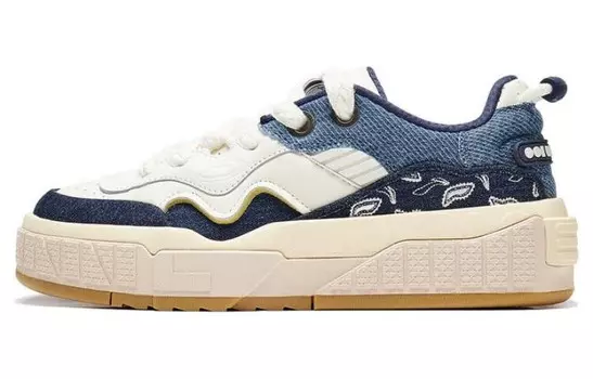 Кроссовки LINING 001 Skateboarding Shoes Men Low-top Blue, синий