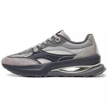 Кроссовки LINING 92 Shadow Lifestyle Shoes Women's Low-top Black/Gray, черный/серый
