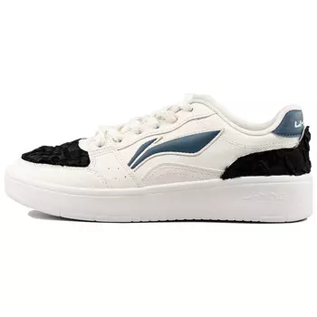 Кроссовки LINING Acer Truncatum Skateboarding Shoes Men Low-top Black, белый