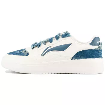Кроссовки LINING Acer Truncatum Skateboarding Shoes Men Low-top Blue, белый