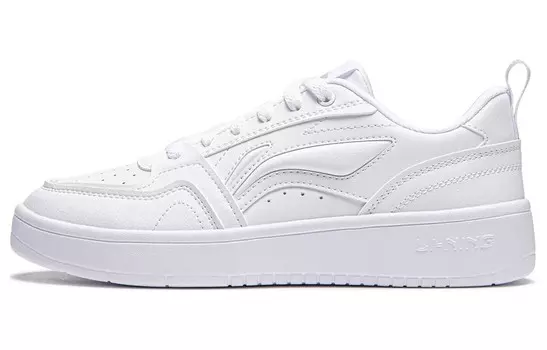 Кроссовки LINING Acer Truncatum Skateboarding Shoes Women's Low-top White, белый