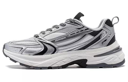 Кроссовки LINING Aurora 2K Lifestyle Shoes Men Low-top White/Silver, белый/серебряный